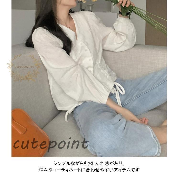 ブラウス 長袖シャツ レディース 長袖ブラウス エレ フリルブラウス ギャザーブラウス トップス 夏 フ シャツ レトロ ブラック 