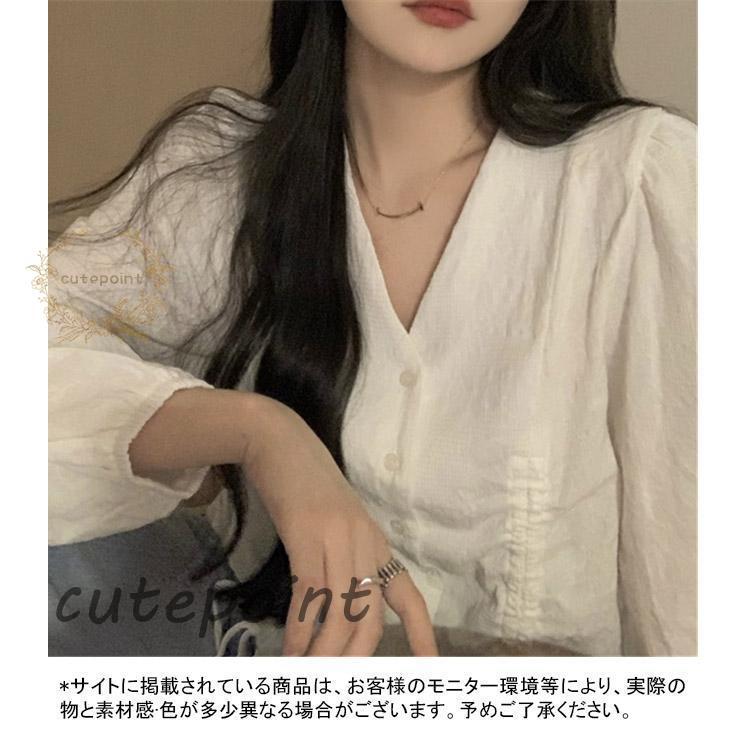 ブラウス 長袖シャツ レディース 長袖ブラウス エレ フリルブラウス ギャザーブラウス トップス 夏 フ シャツ レトロ ブラック 