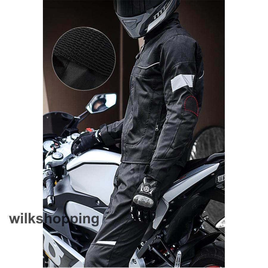 バイク ジャケット 夏 バイクジャケット 春夏秋 夏用 メンズ ジャケット 転倒防護 バイクウエア 通気 耐磨 夏 メッシュ カコイイ 