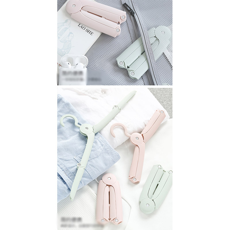 折りたたむ ハンガー 2個セットすべらない 携帯 ハンガー ステンレス 軽量 洗濯 頑丈 丈夫 洗濯物 スリム 2個セット 大人 