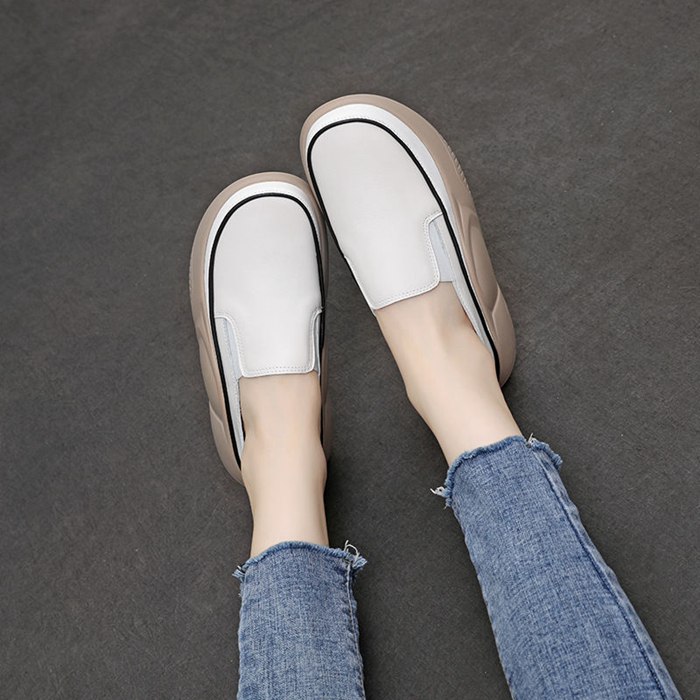 スニーカー レディース スリッポン 厚底 通気 カジュアルかわいい 歩きやすい 履きやすい ウォーキング 