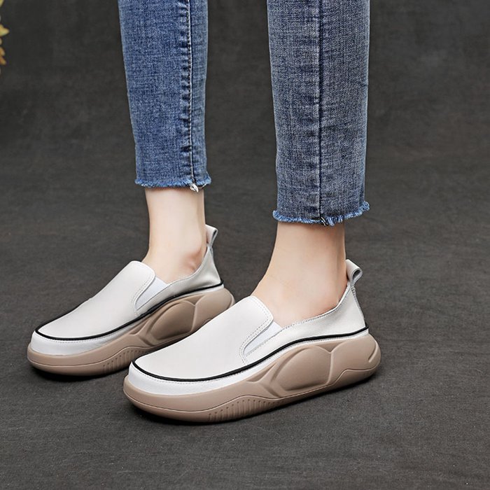 スニーカー レディース スリッポン 厚底 通気 カジュアルかわいい 歩きやすい 履きやすい ウォーキング 