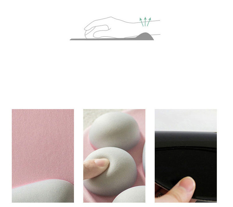 マウスパッド 手首 リストレスト 猫爪 内蔵シリコーン 低反発 おしゃれ 柔らかい 手首サポート ゲーム パソコン 疲労軽減 仕事 マウスクッション 