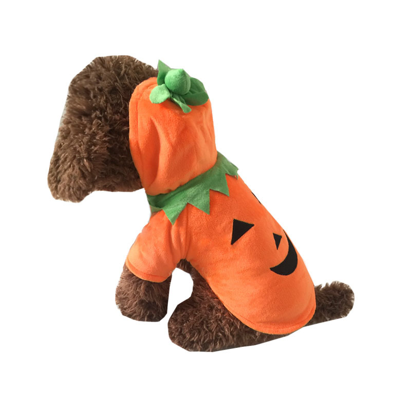 犬 服 秋冬 パンプキン トイプードル チワワ おもしろ ハロウィンヒーローズ 服 着せやすい 