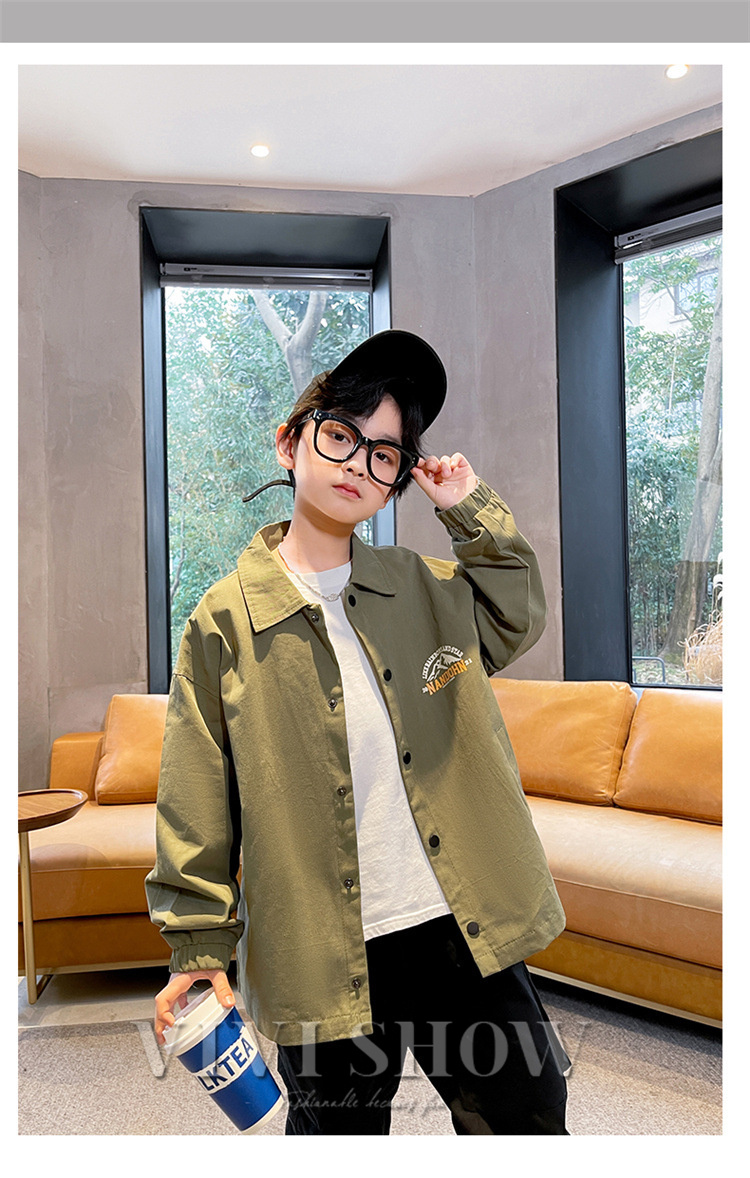 キッズ 長袖 トップス アウター カジュアル おしゃれ ワンポイント ゆったり シンプル あわせやすい 着やすい 動きやすい 