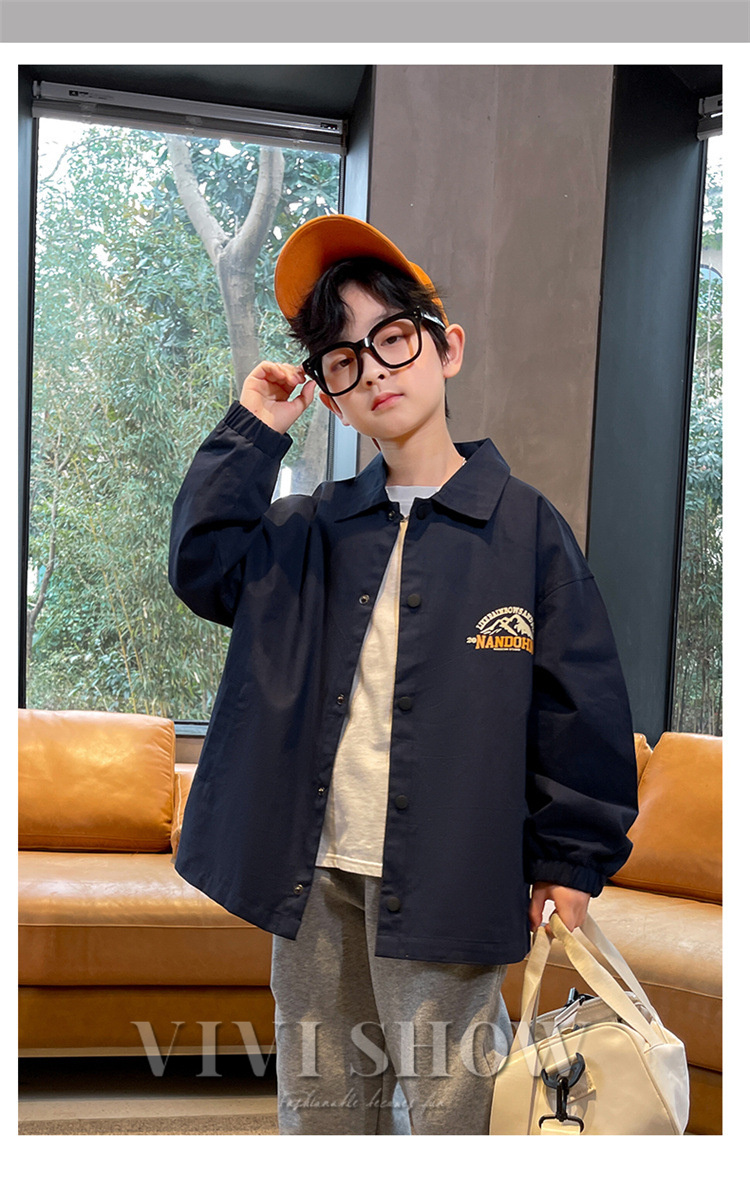 キッズ 長袖 トップス アウター カジュアル おしゃれ ワンポイント ゆったり シンプル あわせやすい 着やすい 動きやすい 