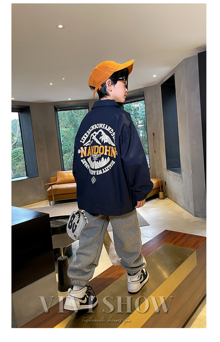 キッズ 長袖 トップス アウター カジュアル おしゃれ ワンポイント ゆったり シンプル あわせやすい 着やすい 動きやすい 