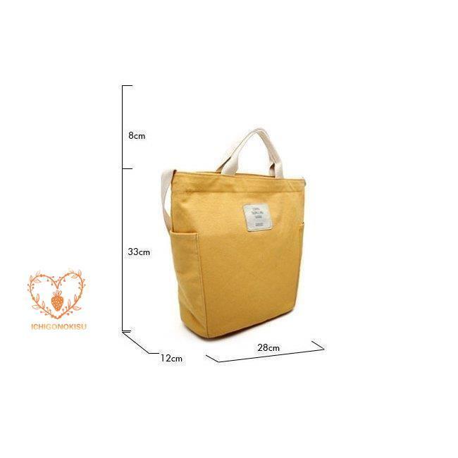 エコバッグ トートバッグ キャン2WAY レディース ファスナー付き A4 おしゃれ 大きめ 帆布 ショルダー 軽量 折りたたみ 