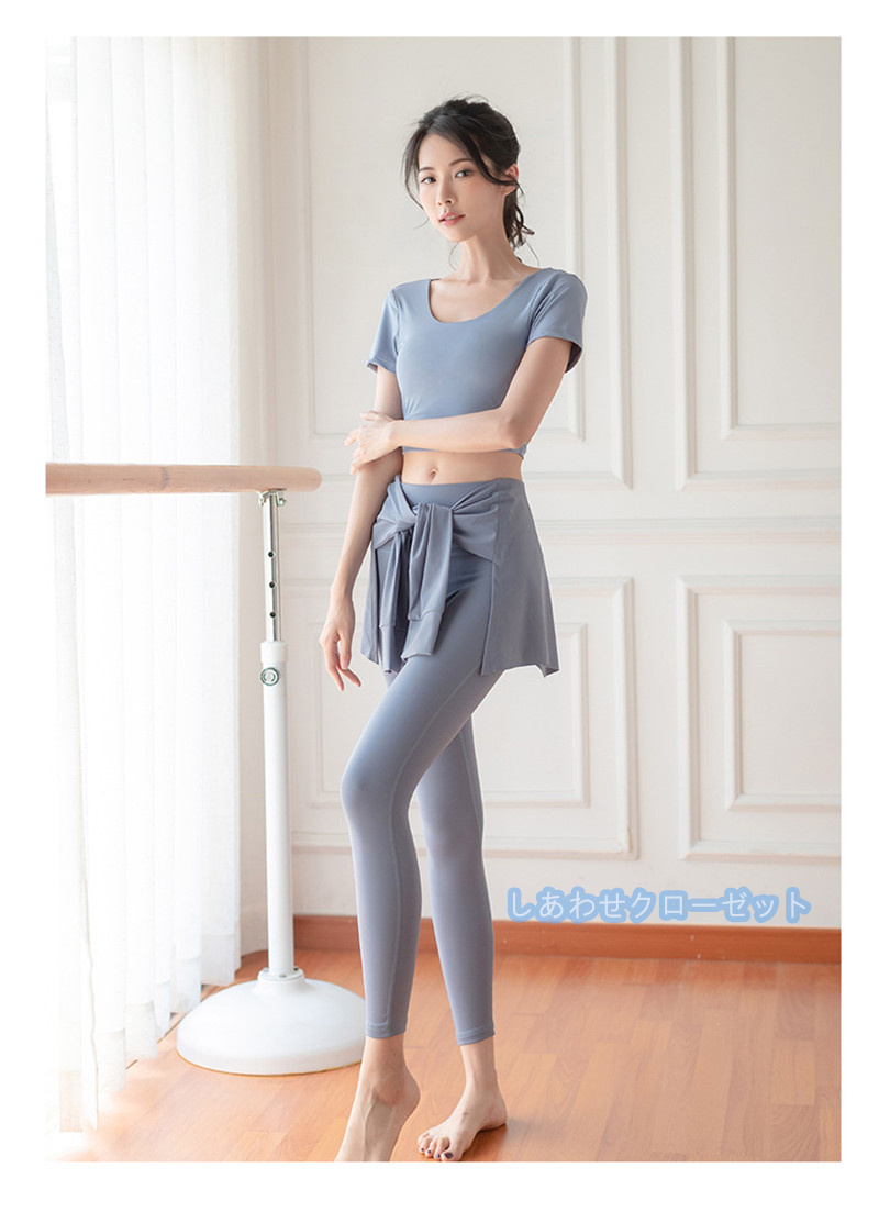 ヨガウェア レディース トップス 半袖 Tシャツ カップ付き ホットヨガ フィットネス 吸汗 スポーツウェア 速乾 おしゃれ かわいい ランニングウェア 