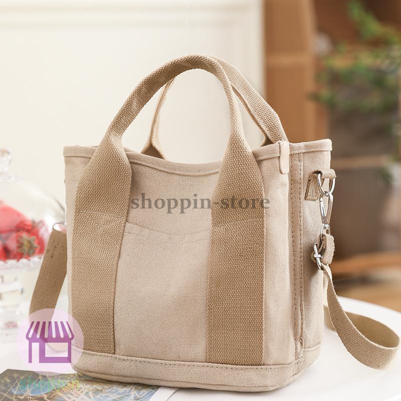 トートバッグ キャン大容量 仕切り ショルダーバッグ 帆布 レディース マザーズバッグ 自立 通学 手提げ ファスナー付 斜めがけ 通勤 肩掛け 