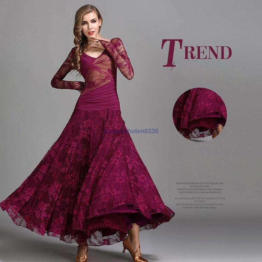 社交ダンス衣装 ステージ衣装 競技会 競技用 レディース ワンピース パーティー舞台衣装 全3色 モダンドレス 社交ダンス 演出服 