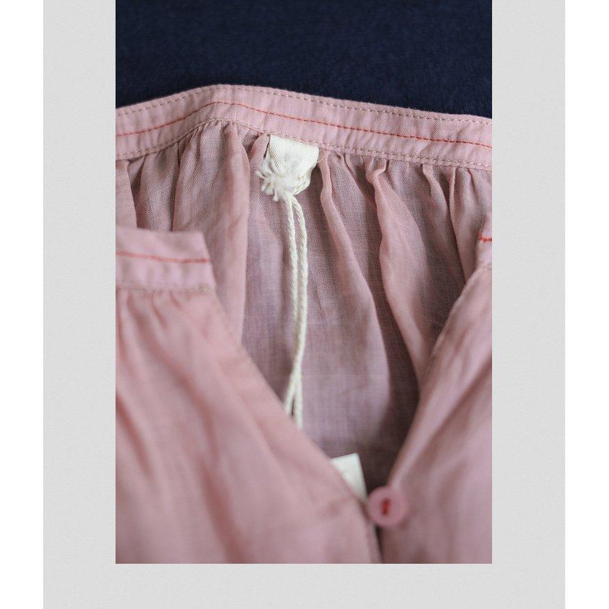 ブラウス レディース 40代 春夏新作 オシャレブラウス リネンシャツ カジュアル Vネック 無地 七分袖トップス 50代 通勤OL シャツ 大人 ゆったり 上品 30代 