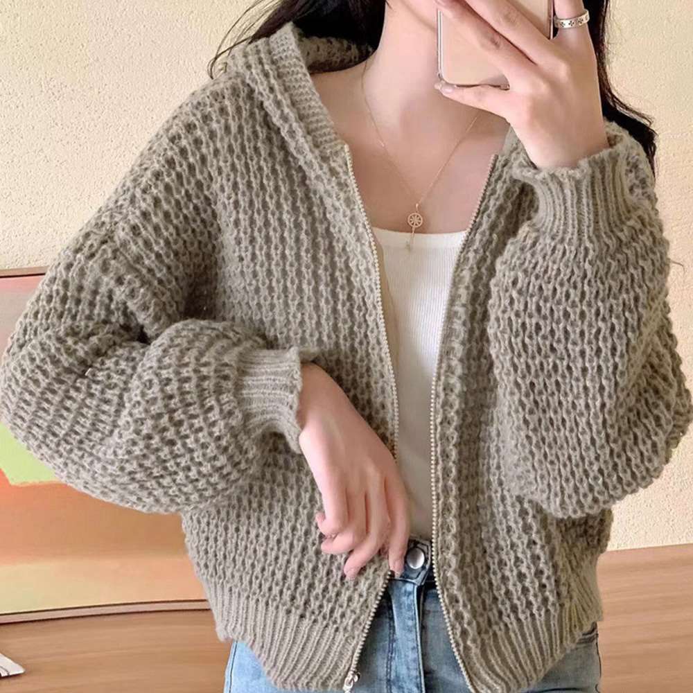 ニット カーディガン 韓国  