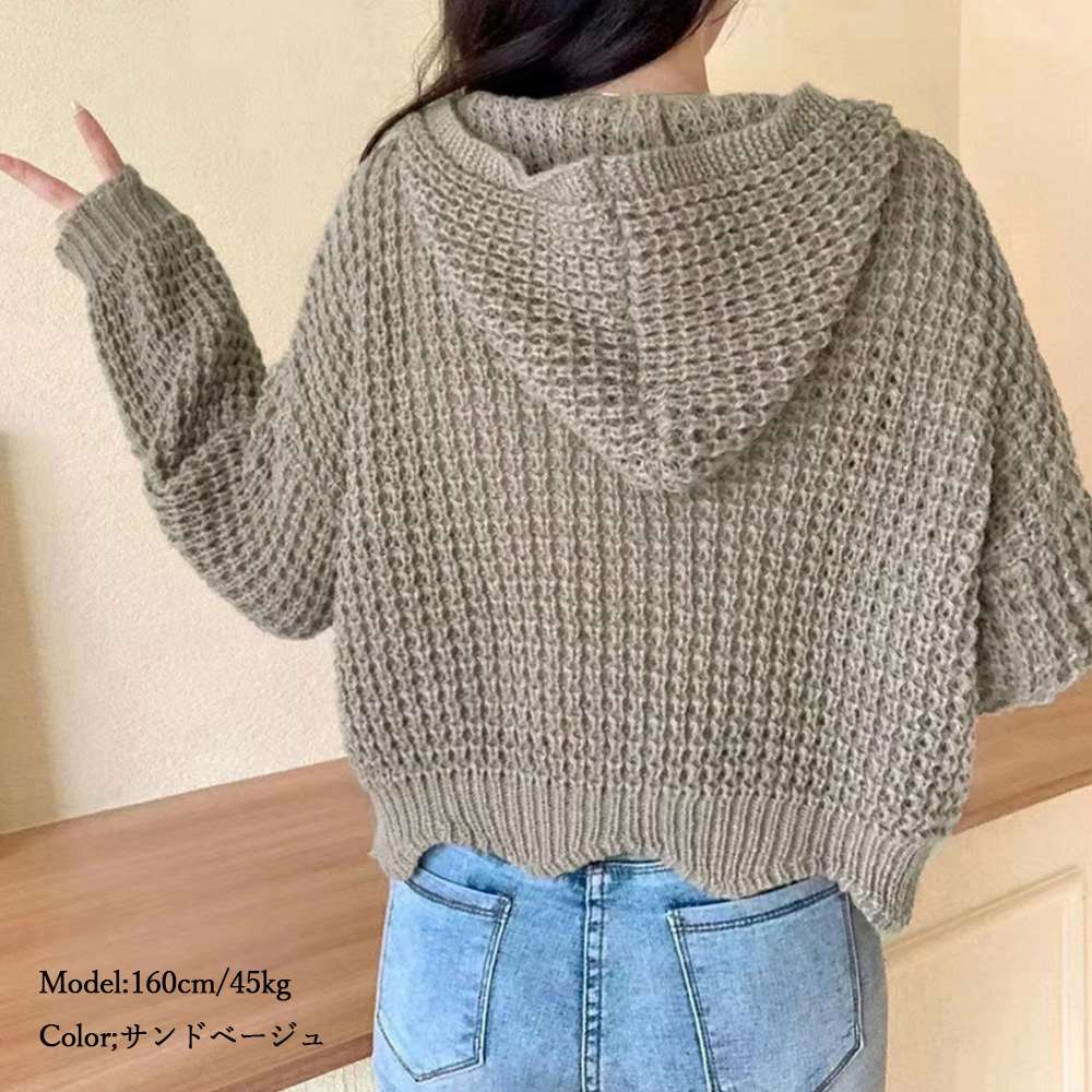 ニット カーディガン 韓国  