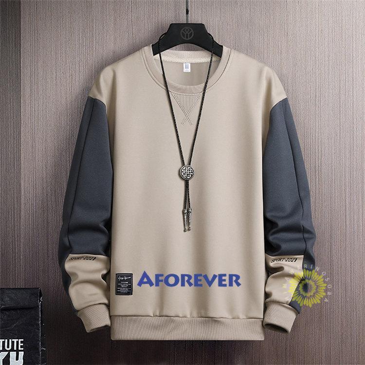 トレーナー メンズ 長袖 プルオーバー クルーネック スウェットシャツ 秋コーデ 長袖 秋服 カジュアル トップス カラー切替 