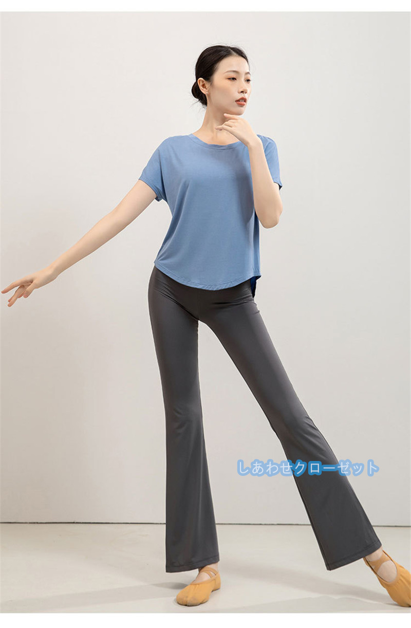 ヨガウェア レディース トップス 半袖 Tシャツ ホットヨガ かわいい 吸汗 ランニングウェア 速乾 おしゃれ スポーツウェア フィットネス 