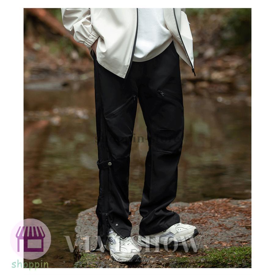 メンズ ロング パンツ ボズボン シンプル 防水 動きやすい ジャージ風 おしゃれ あわせやすい はきやすい カジュアル スポーティー 