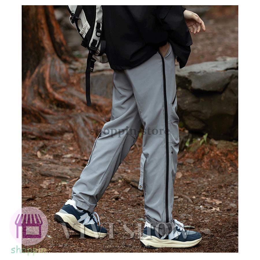 メンズ ロング パンツ ボズボン シンプル 防水 動きやすい ジャージ風 おしゃれ あわせやすい はきやすい カジュアル スポーティー 