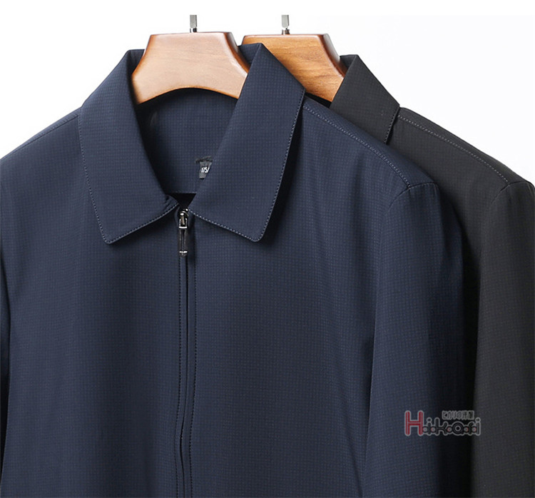 ストップ ジャケット ブルゾン メンズ ス 上着 無地 ビジネスジャンパー ジップアップ アウター 