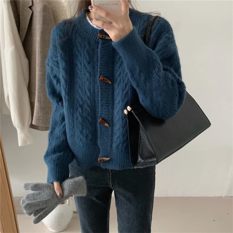 カーディガン 秋服 レディース 春 セーター ニット 通勤 おしゃれ 冬 トップス ゆったり 長袖 ストライプ 羽織り カジュアル 着痩せ ドルマンスリーブ 前開き 