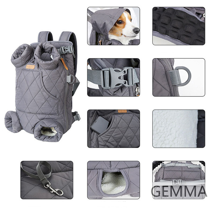 ペットバッグ 抱っこバック 厚地 冬用 暖かい 防風 中型犬 お出かけ便利 おんぶひも 犬用 ペットキャリュック型 旅行 抱っこ紐 猫用 小型犬 