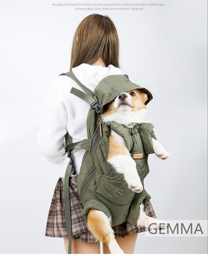 ペットバッグ 抱っこバック 厚地 冬用 暖かい 防風 中型犬 お出かけ便利 おんぶひも 犬用 ペットキャリュック型 旅行 抱っこ紐 猫用 小型犬 