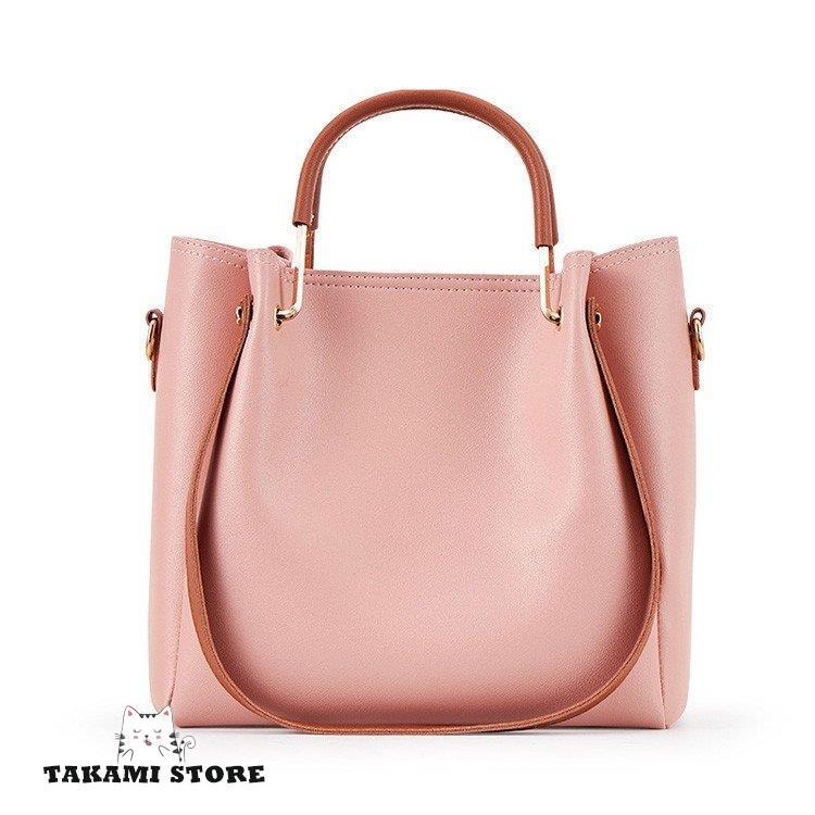 4つセット トートバッグ レディース ショルダーバッグ 2WAYハンドバッグ ファッション 大人 シンプル 鞄 可愛い 通勤用バッグ かばん 斜め掛け 7色 肩掛け 