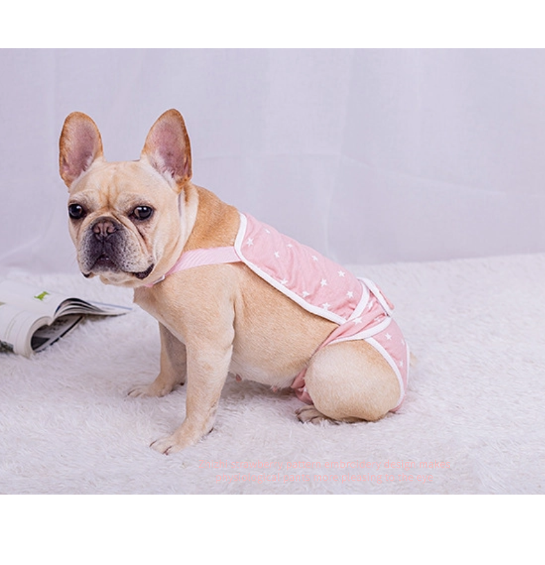 中小型犬用オムツカバー 犬用生理パンツ サニタリーパンツ マナーウェア ドッグウェア 犬服 しつけ用品 マーキング防止 サスペンダー付 おむつカバー 介護用 