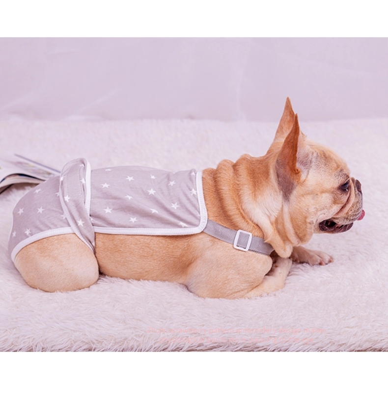 中小型犬用オムツカバー 犬用生理パンツ サニタリーパンツ マナーウェア ドッグウェア 犬服 しつけ用品 マーキング防止 サスペンダー付 おむつカバー 介護用 