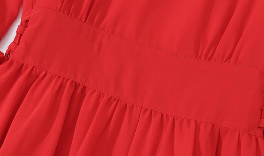 ワンピース カラードレス レディース ビーチドレス 広がる 大裾幅 トレーン Vネック エレ天使風 ダンスウェア 海旅行用ドレス ダブルリボン付き 