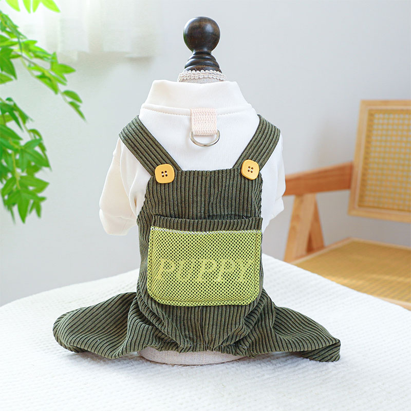 ペットウェア ペット用品 犬 猫 犬の服 洋服 おしゃれ パンツ 小型犬 春秋 オールインワン かわいい お出かけ 部屋着 安い お散歩 寝間着 