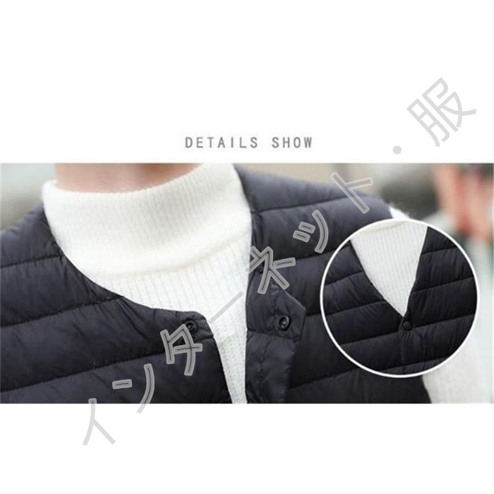 ダウンベスト メンズ ジャケット レディース ライトダウン ノー袖なし 送料無料 アウトドア 羽毛 防風 暖か セール 軽量 インナーダウン ジレ 着痩 