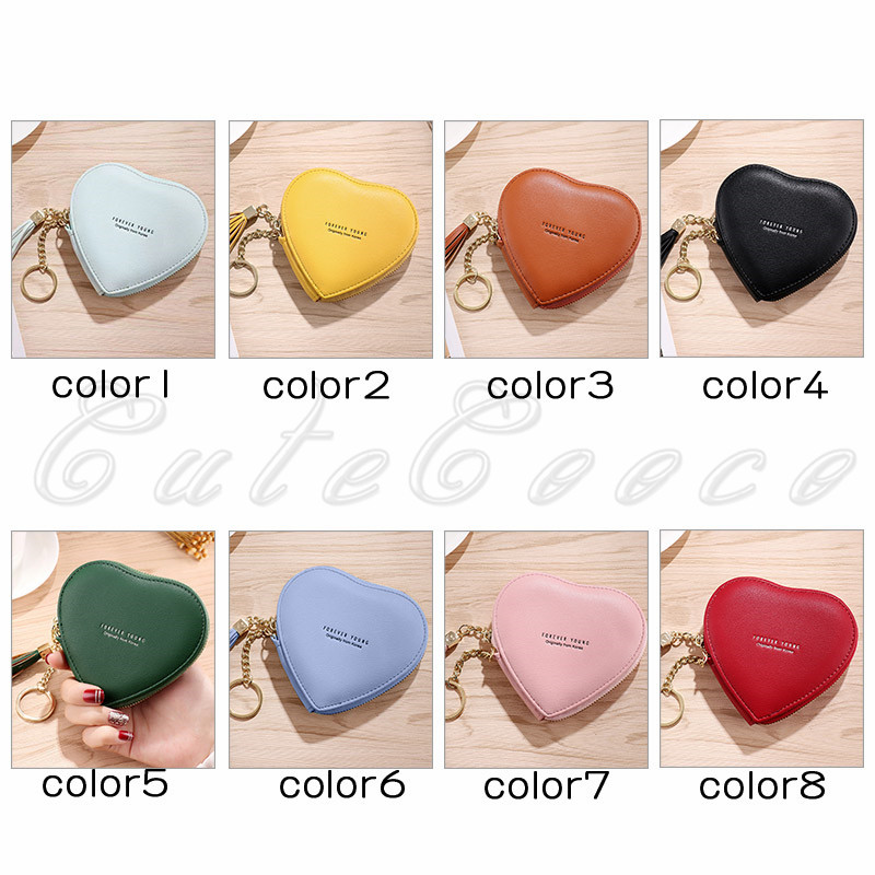 ミニ財布 ハート形 おしゃれ レディース コンパクト しっとりした手触り スキミング防止機能 カードケース 入学祝い 使いやすい ファスナー 送料無料 
