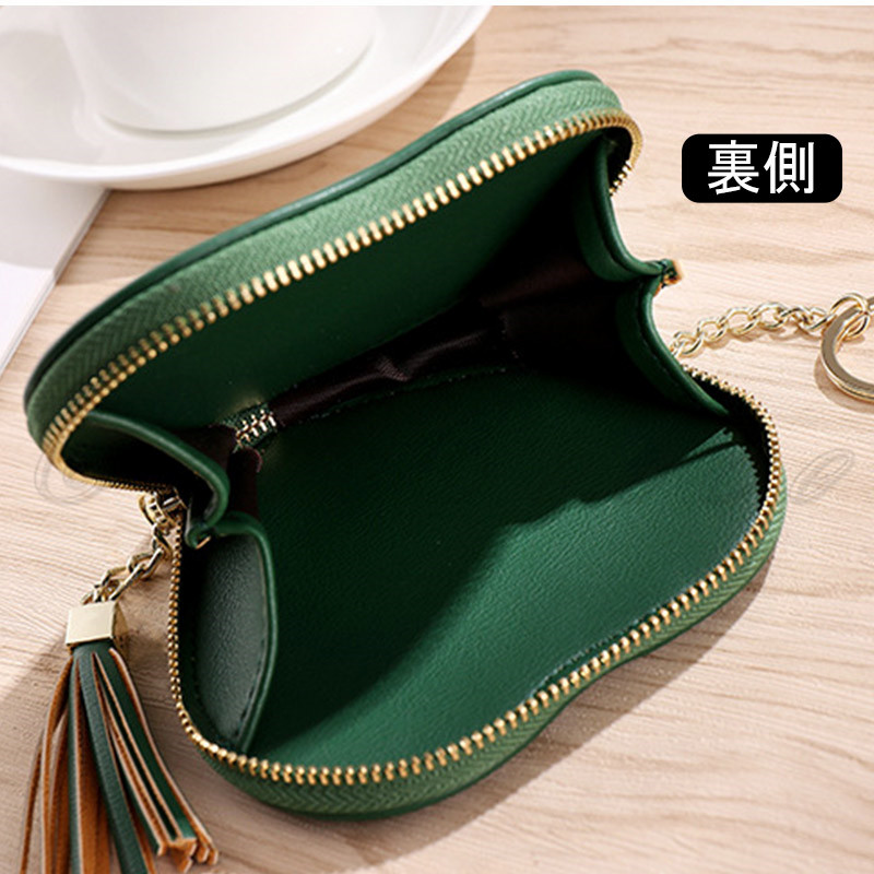 ミニ財布 ハート形 おしゃれ レディース コンパクト しっとりした手触り スキミング防止機能 カードケース 入学祝い 使いやすい ファスナー 送料無料 