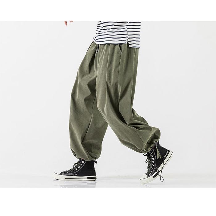 アラジンパンツ サルエルパンツ 大きいサイズ ワイドパンツ メンズ ズボン ボ幅広ゴム 快適 ガウチョパンツ 部屋着 夏服 調整紐 