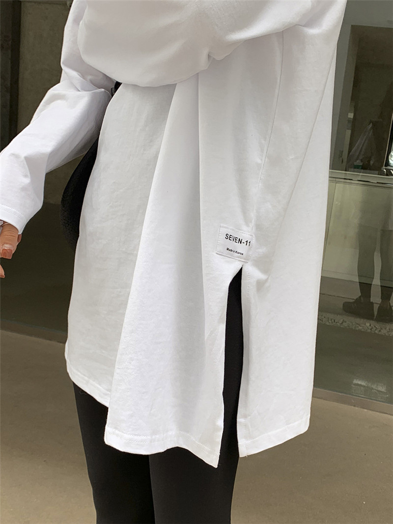 Tシャツ レディース 長袖 カットソー 薄手 ロンT ロングTシャツ 秋 トレーナー部屋着 ビッグシルエット 大きいサイズ 体型カバー スウェット 