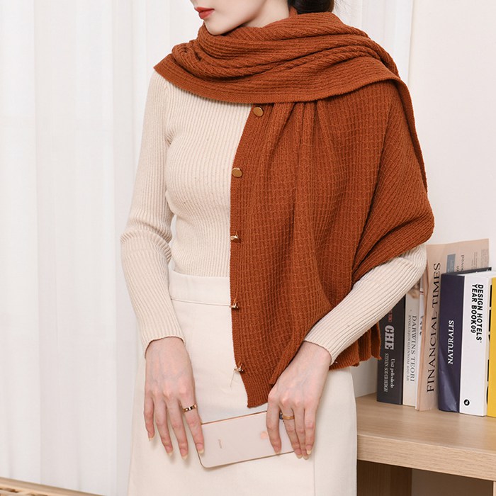 ポンチョ ポレロ ストール 大判 ショール 秋冬 ニット フリンジ 大判ストール 防寒着 ケープコート レディース 