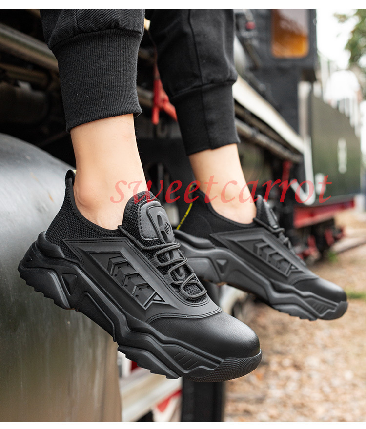 新品 安全靴 メンズ レディース おしゃれ 作業靴 作業用品 つま先保護 スニーカー 踏み抜き防止 滑り止め 男女兼用 通気 工業用品 安全保護 