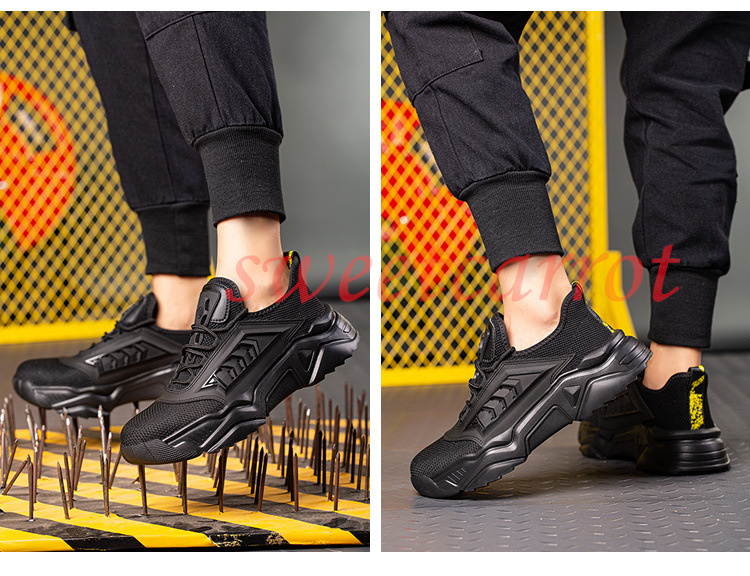 新品 安全靴 メンズ レディース おしゃれ 作業靴 作業用品 つま先保護 スニーカー 踏み抜き防止 滑り止め 男女兼用 通気 工業用品 安全保護 