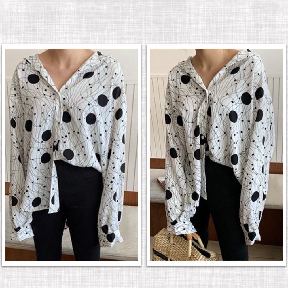 ブラウス 柄シャツ レトロ レディース おしゃれ 幾何学プリント トップス 長袖 