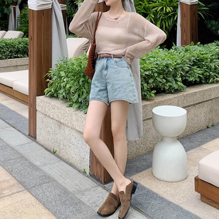 トップス レディース 韓国 長袖 透かし編み ニット 編み 透け感 クルーネック シアートップス ゆったり メッシュ Ｔシャツ おしゃれ シースルー 