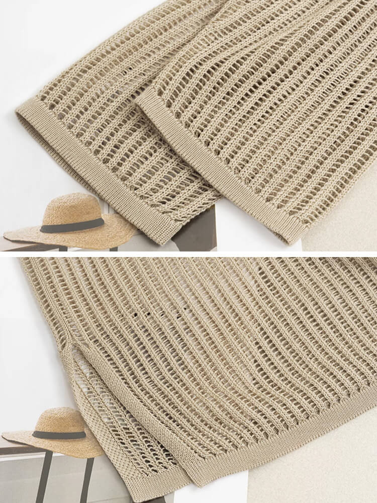 トップス レディース 韓国 長袖 透かし編み ニット 編み 透け感 クルーネック シアートップス ゆったり メッシュ Ｔシャツ おしゃれ シースルー 