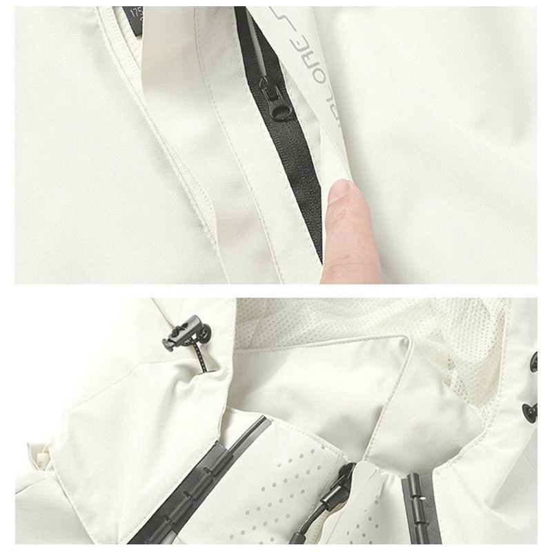 マウンテンジャケット メンズ レディース ウインドブレーカー 防風 フード付き アウトドア カジュアルジップブルゾン アウタースポーツ 