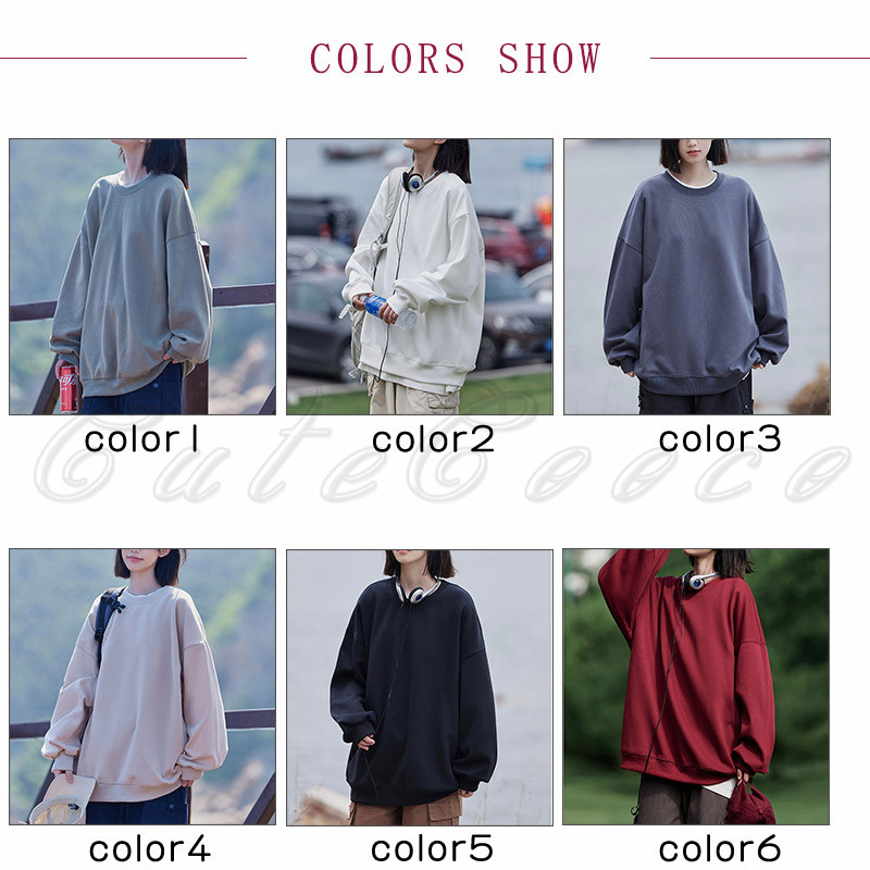 トレーナ レディース ウェット 長袖 ロング丈 ルーズフィット 春 カジュアル プルオーバー 秋 冬 ゆったり デイおしゃれ シンプル 体型カバー 送料無料 