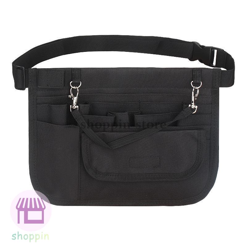 ナースポーチ ウエスト 仕事 作業用ポーチ レディース メンズ エプロンバック 介護 ウエストポーチ ミニ腰巻ポーチ バック 工具袋 看護 