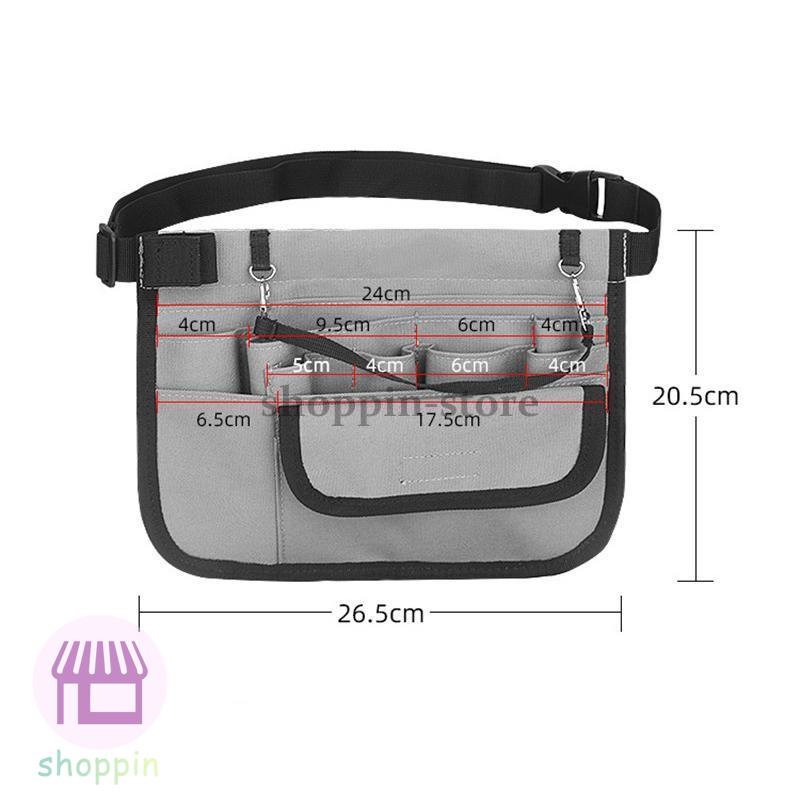 ナースポーチ ウエスト 仕事 作業用ポーチ レディース メンズ エプロンバック 介護 ウエストポーチ ミニ腰巻ポーチ バック 工具袋 看護 