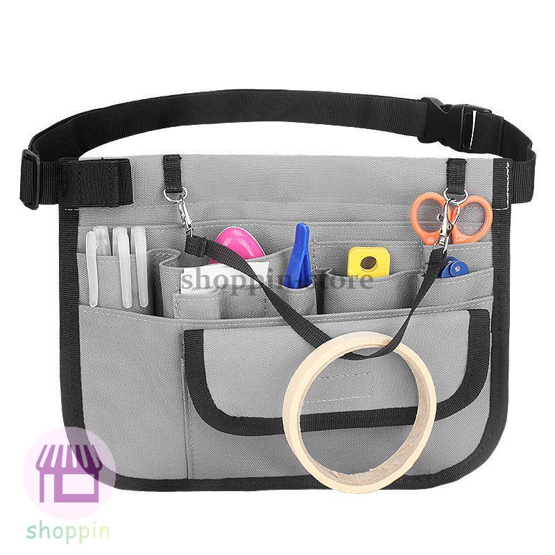 ナースポーチ ウエスト 仕事 作業用ポーチ レディース メンズ エプロンバック 介護 ウエストポーチ ミニ腰巻ポーチ バック 工具袋 看護 
