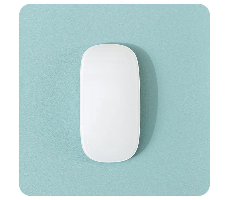 マウスパッド シンプル 3サイズ選択可 おしゃれ 無地 レザー スムース 机 リモートワーク デスク傷防 クッション グリップ感 マット 快適操作 