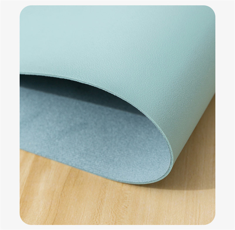 マウスパッド シンプル 3サイズ選択可 おしゃれ 無地 レザー スムース 机 リモートワーク デスク傷防 クッション グリップ感 マット 快適操作 