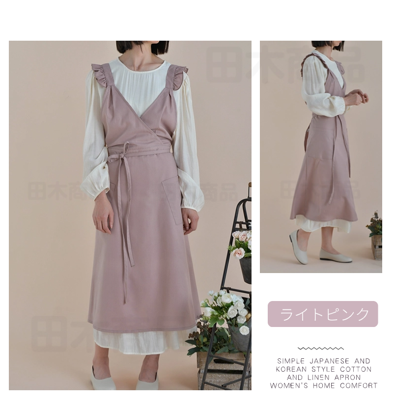 エプロン おしゃれ 簡単に着れる シンプル スカート風 前掛け エプロン 業務用 作業用 ガーデニング園芸 花屋 無地 レディースエプロン DIY 飲食店 家庭用 